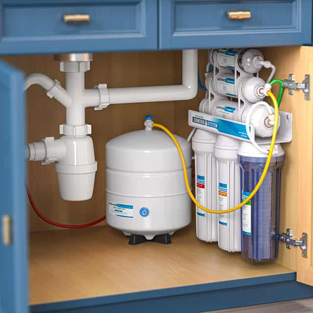 Reverse osmosis system.